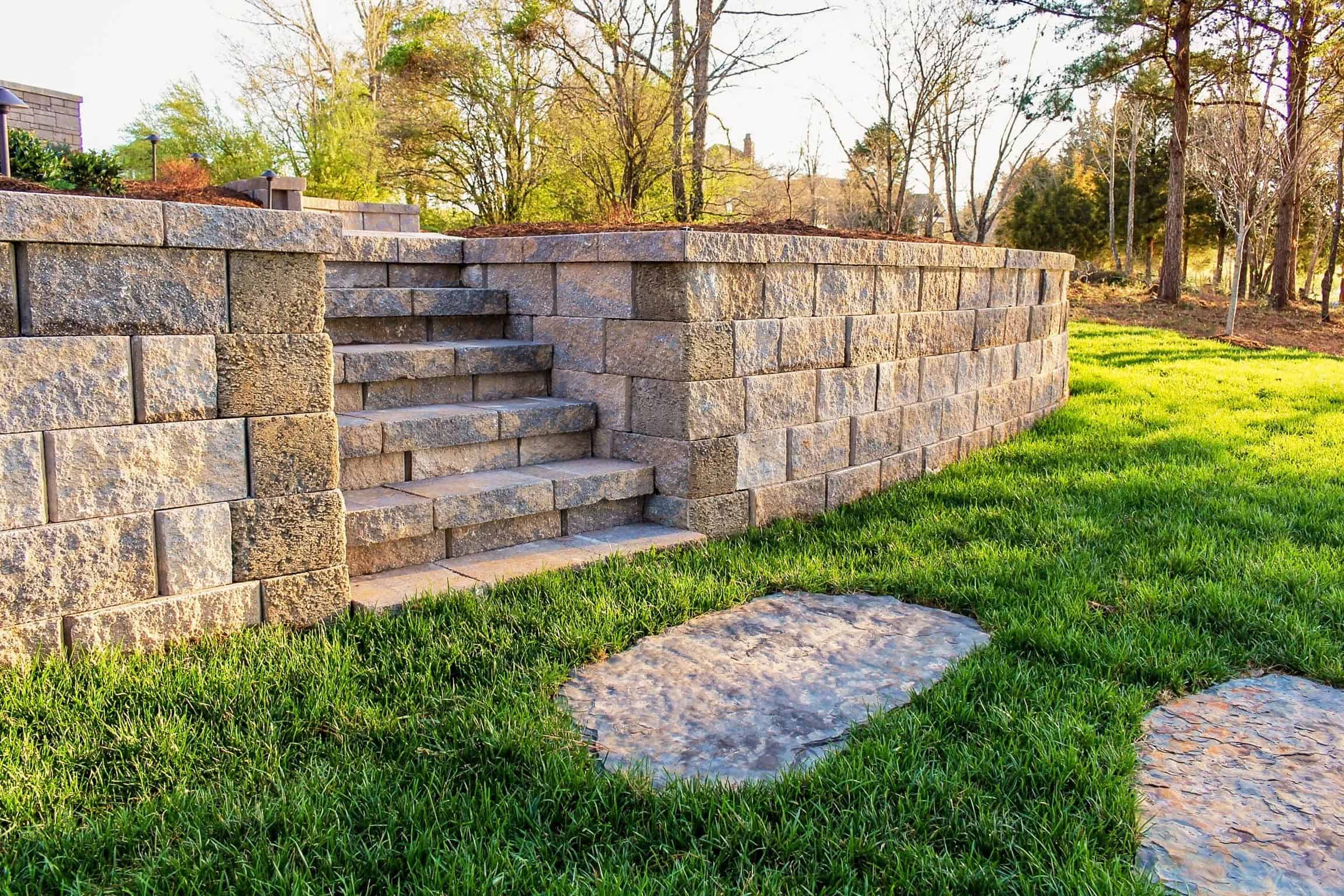 Retaining Wall Construction image